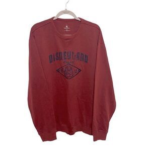 Disney Parks Womens Maroon Disneyland Resort 1995 Crew Neck Sweatshirt Size 3XL